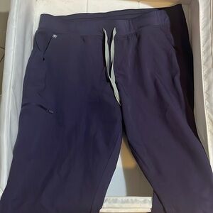 XXL purple Figs scrub jogger bottoms